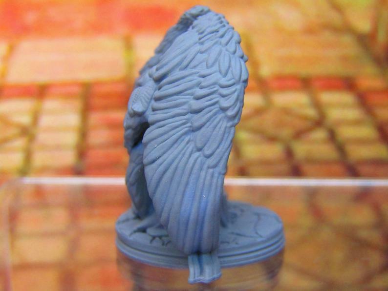 Fallen / Captured Angel Holy Order of Ash Mini Miniature 3D Printed Model