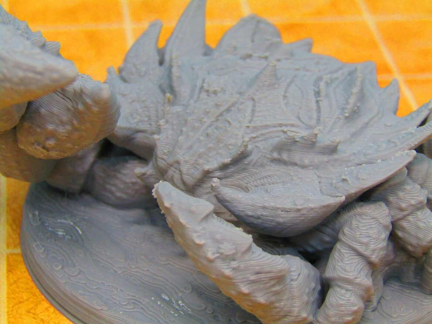 Large Dire Beach Crab Monster Mini Miniature Figure D Printed Model 28/32mm