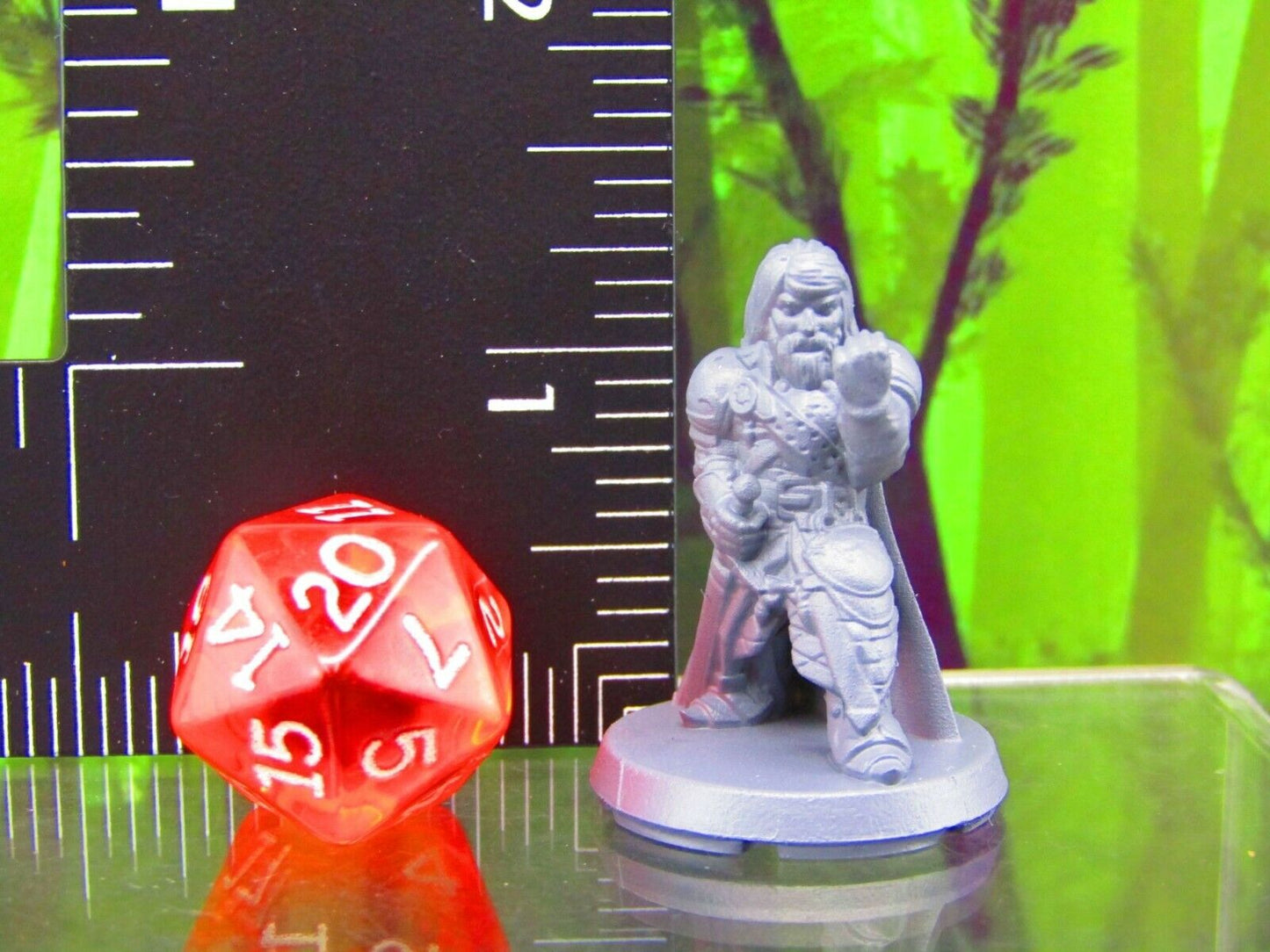 Town Guard Captain Leader Mini Miniatures 3D Printed Resin Model Figure 28/32mm