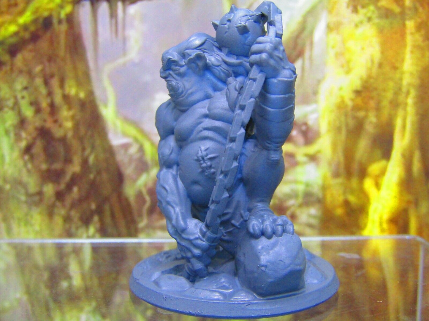 Troll Swinging Ball/Chain Mini Miniature Figure 3D Printed Model 28/32mm Scale