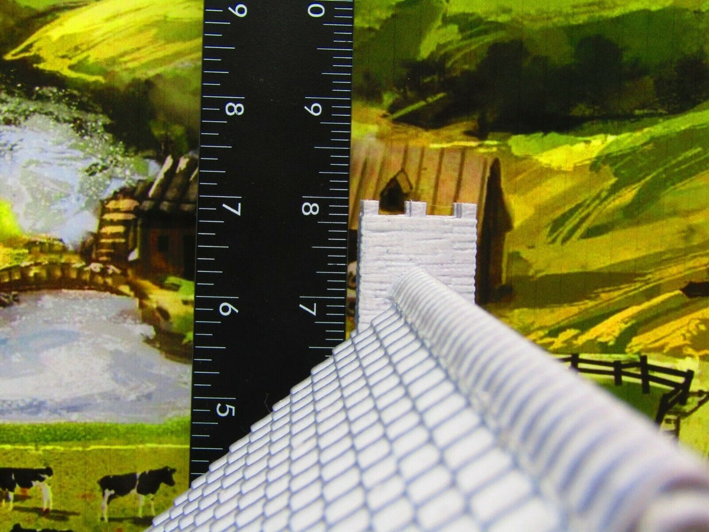 Two Story Tavern & Inn / House Scatter Terrain Scenery 3D Printed Model 28/32mm