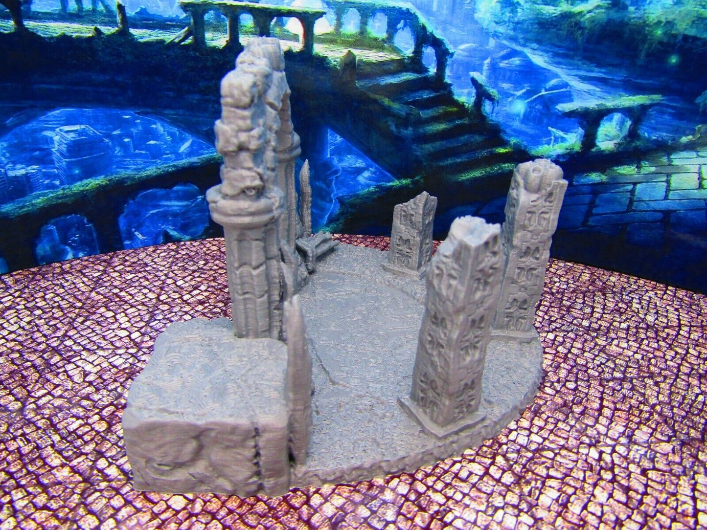 Merfolk Mermaid Deep Sea Plaza City Center Scenery Scatter Terrain Props