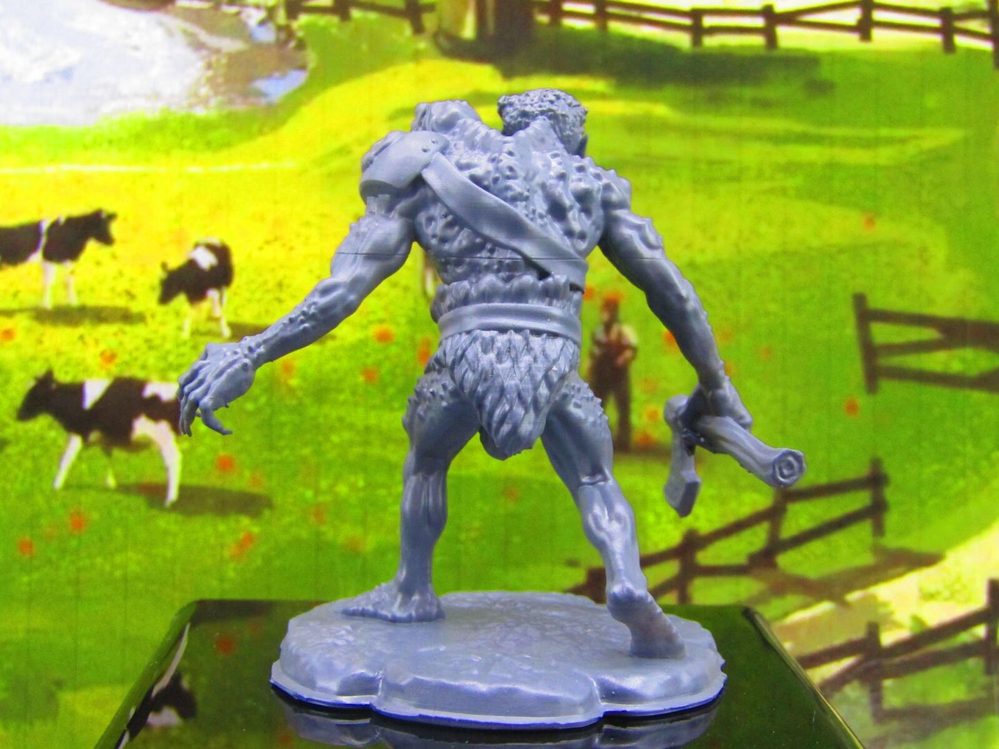 Character Minis Resin Fantasy Two Headed Troll Monster Encounter Mini Miniature