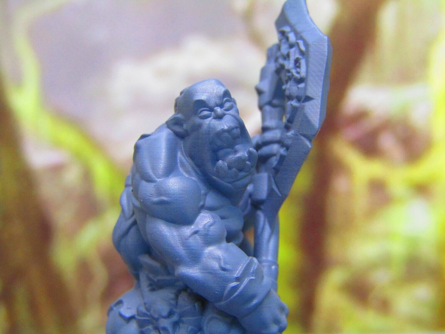 Orc Fighter Warrior Soldier w/ Battle Axe Mini Miniature Figure 3D Printed Model
