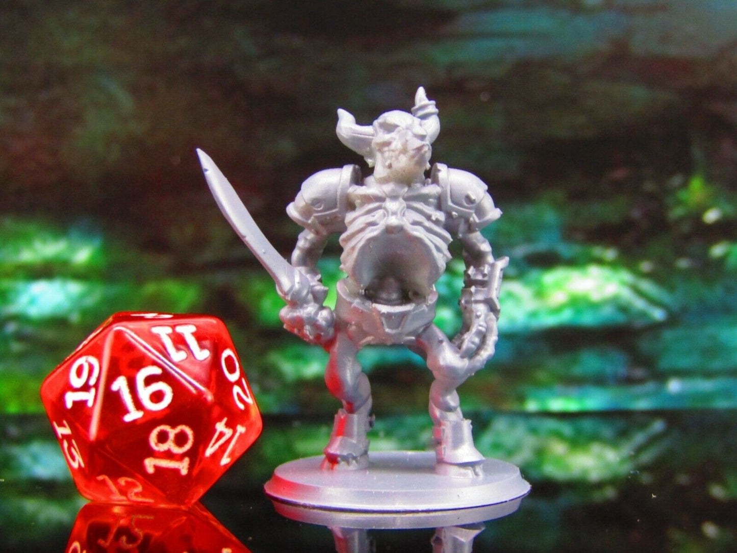 Undead Skeleton Minotaur A Mini Miniature Model Character Figure 28mm/32mm Scale