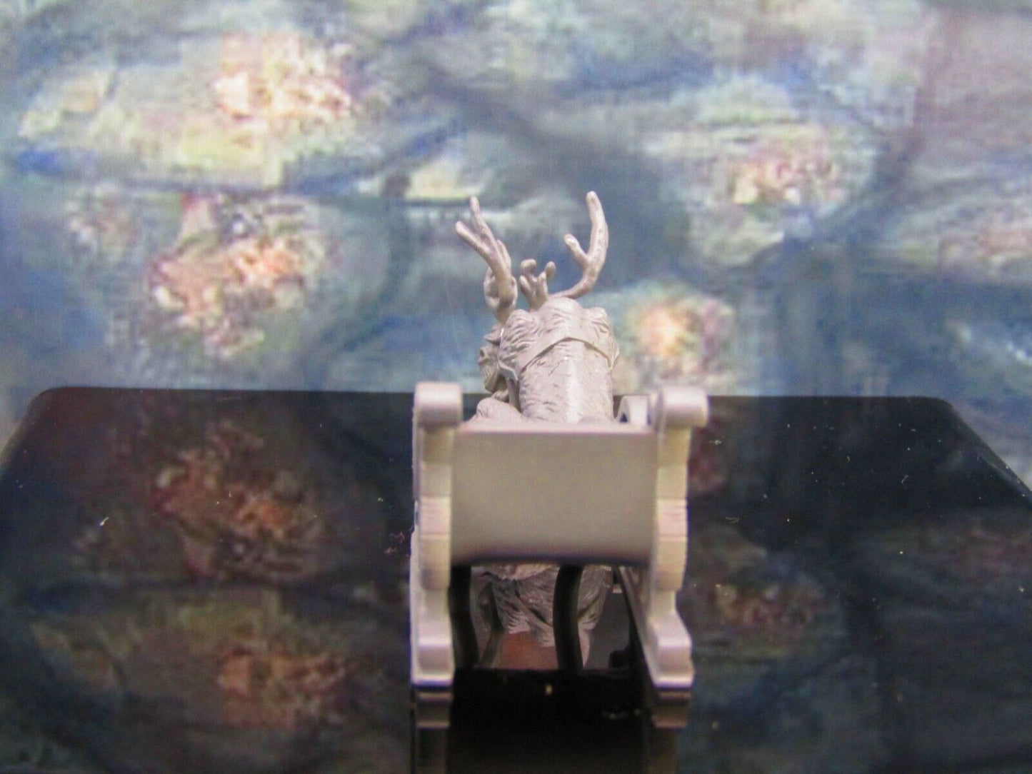 Chaindeer Evil Christmas Reindeer W/ Sleigh Mini Miniature Model Character