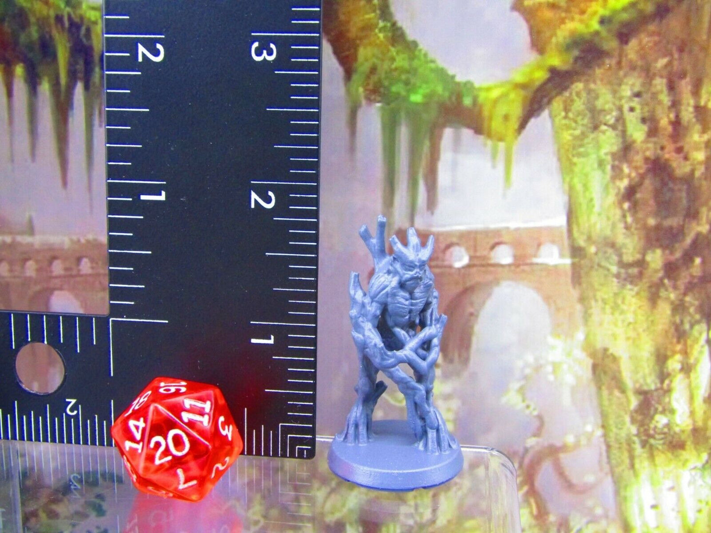 4pc Tree, Twig, Vine Blight Monsters Mini Miniatures 3D Printed Resin Model