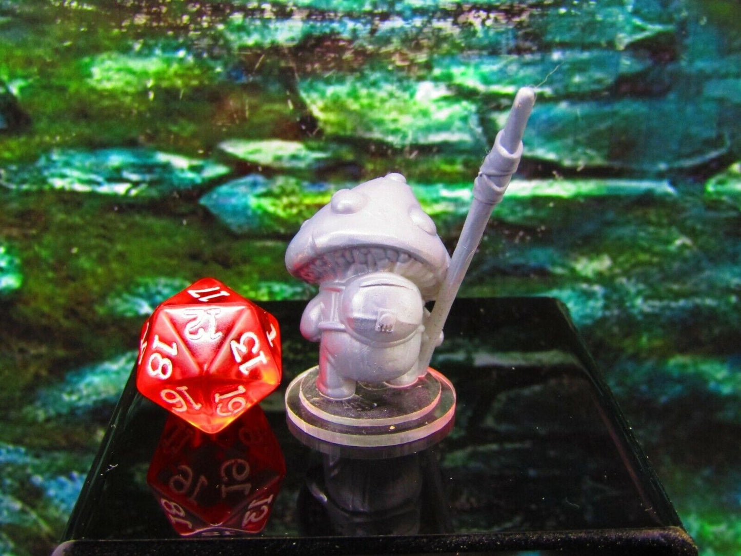 PPE Shroomie Face Mask Safety Myconid  Mini Miniature Model Character Figure