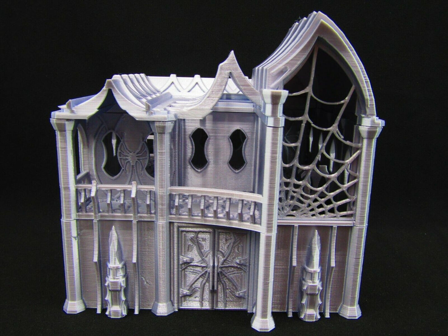 Dark Elf Nobles House Mansion Scatter Terrain Scenery 3D Printed Mini Miniature
