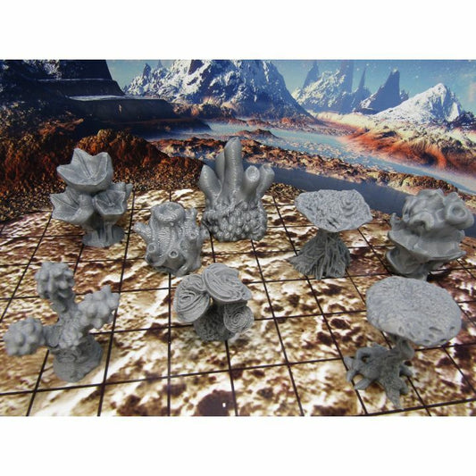 Alien Planet Trees & Flora Scatter Terrain Scenery