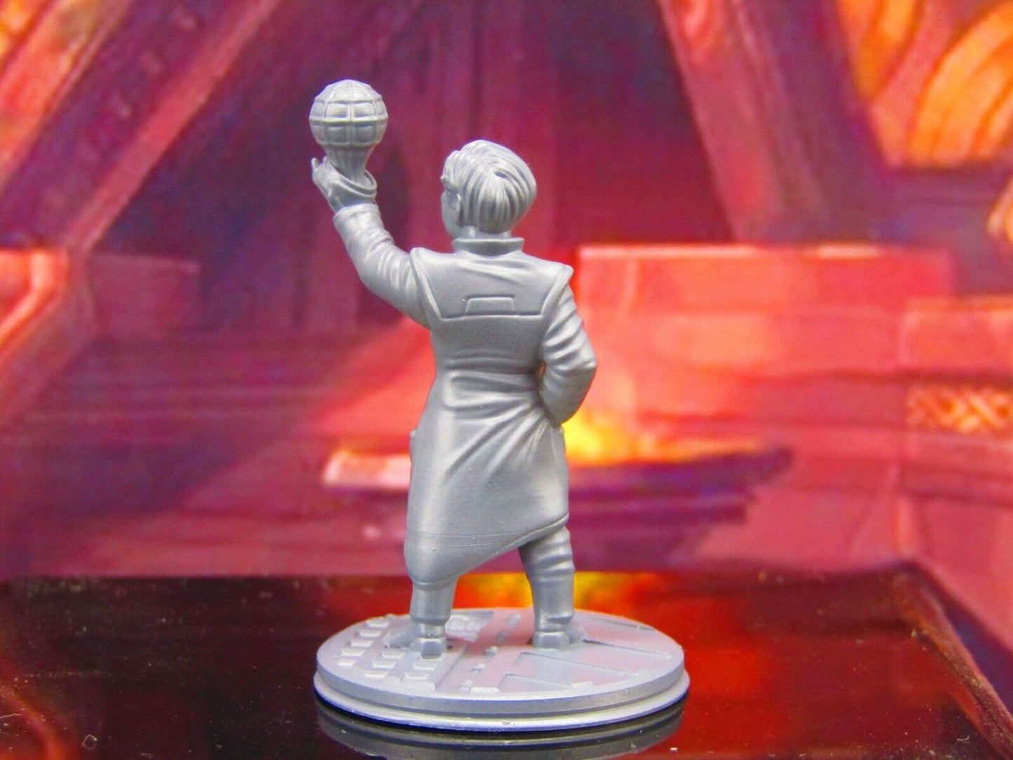 Sci Fi Scientist Professor A  Mini Miniature Model Character Figure
