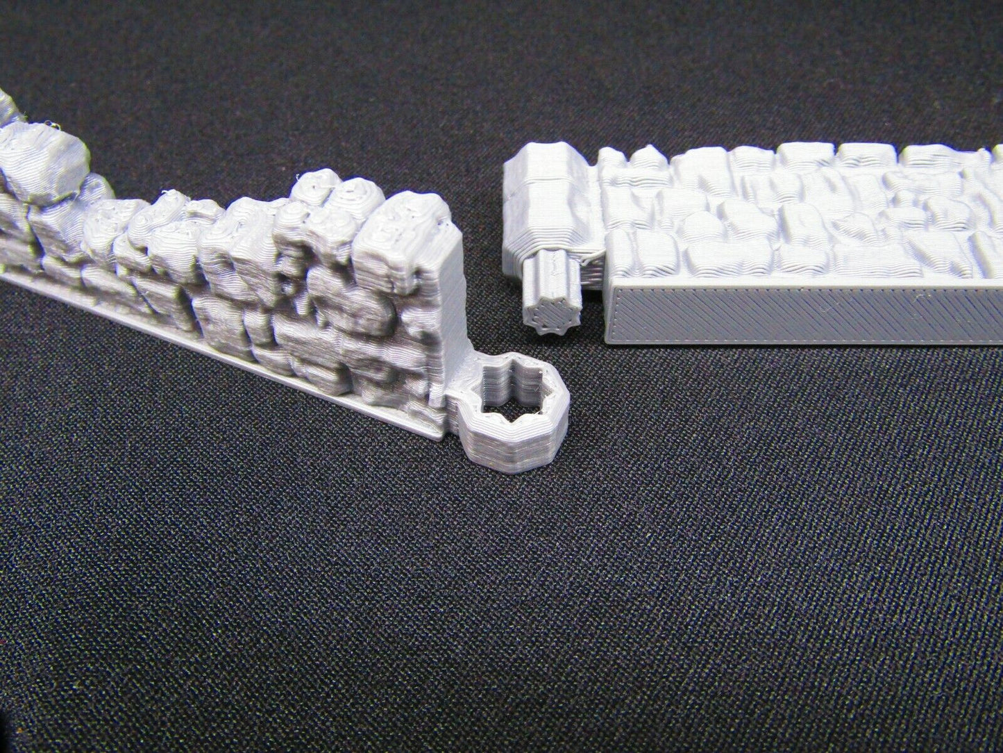 26pc DungeonSticks Ruined Stone Walls Map Building Tile Set Scenery Terrain