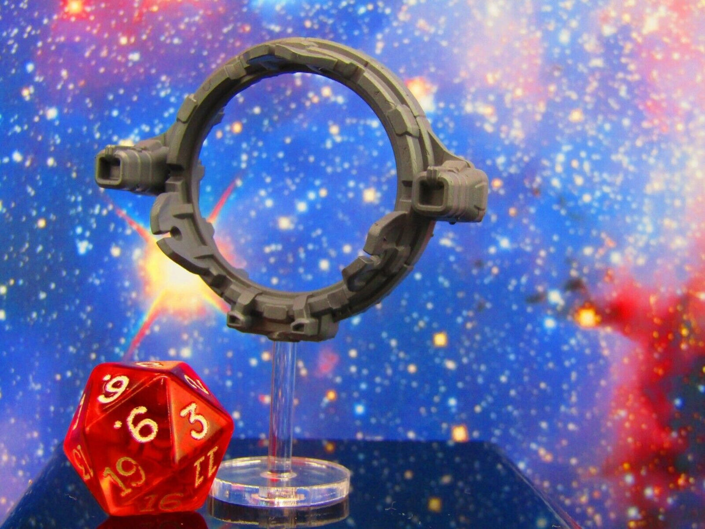Space Ship Hyper Jump Gate  Billion Suns Starfinder Fleet Scale Starship Mini