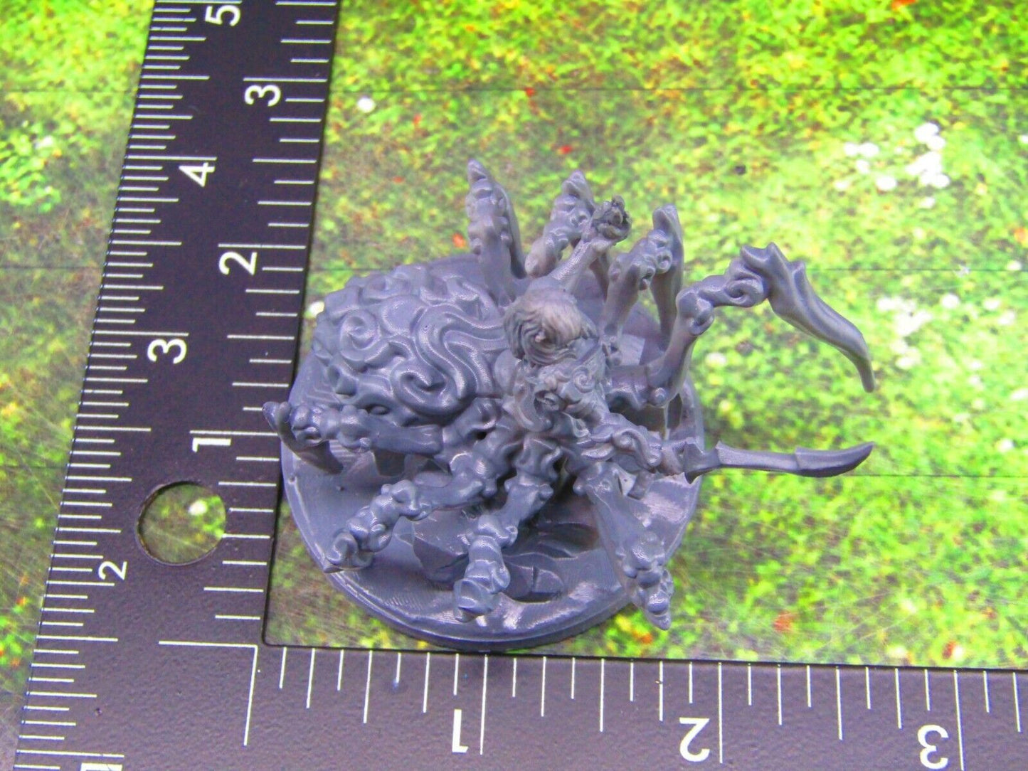 Dark Elf Arachnid Spider w/ Sword Mini Miniature Figure 3D Printed Model 28/32mm