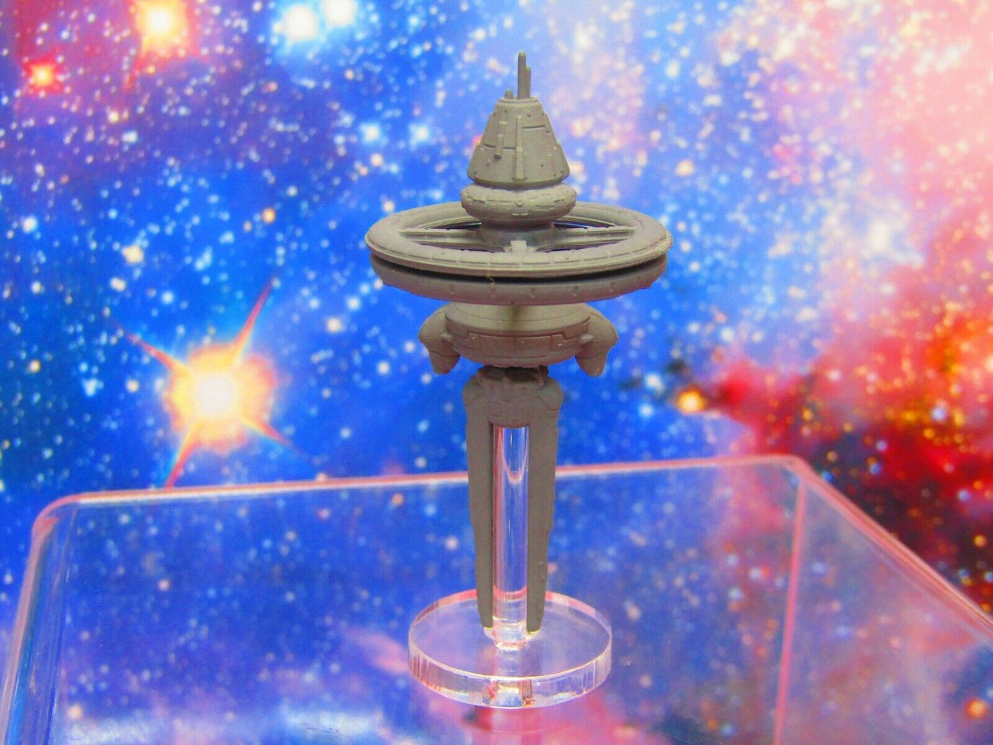 The Sylwarin Military Space Command Station Starfinder Fleet Scale Starship Mini