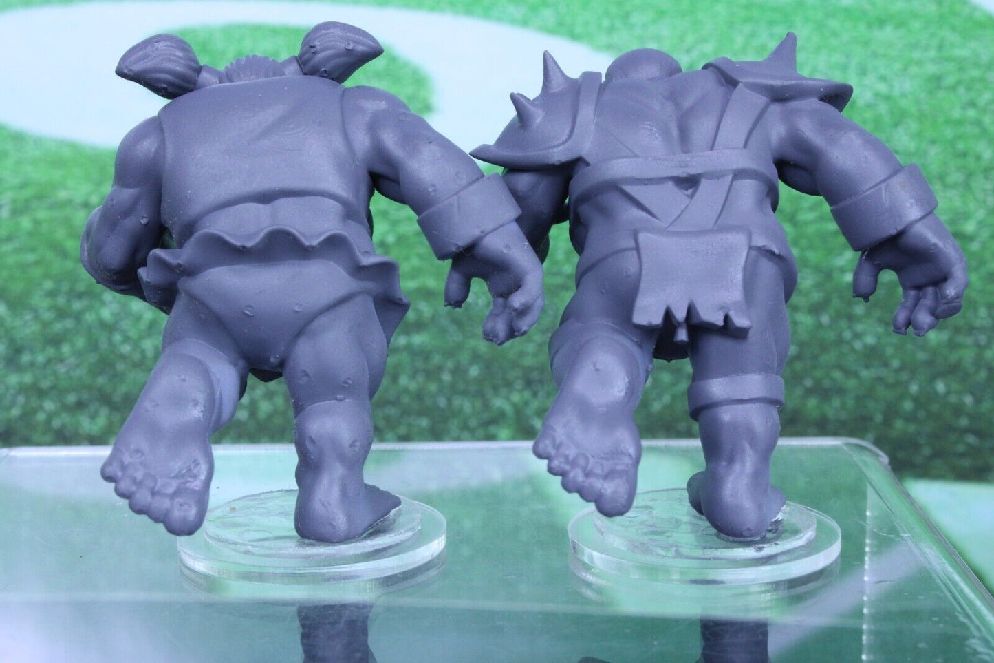 2pc Big Guy Female Trolls Mini Player Tabletop Blood Fantasy Football Bowl Team