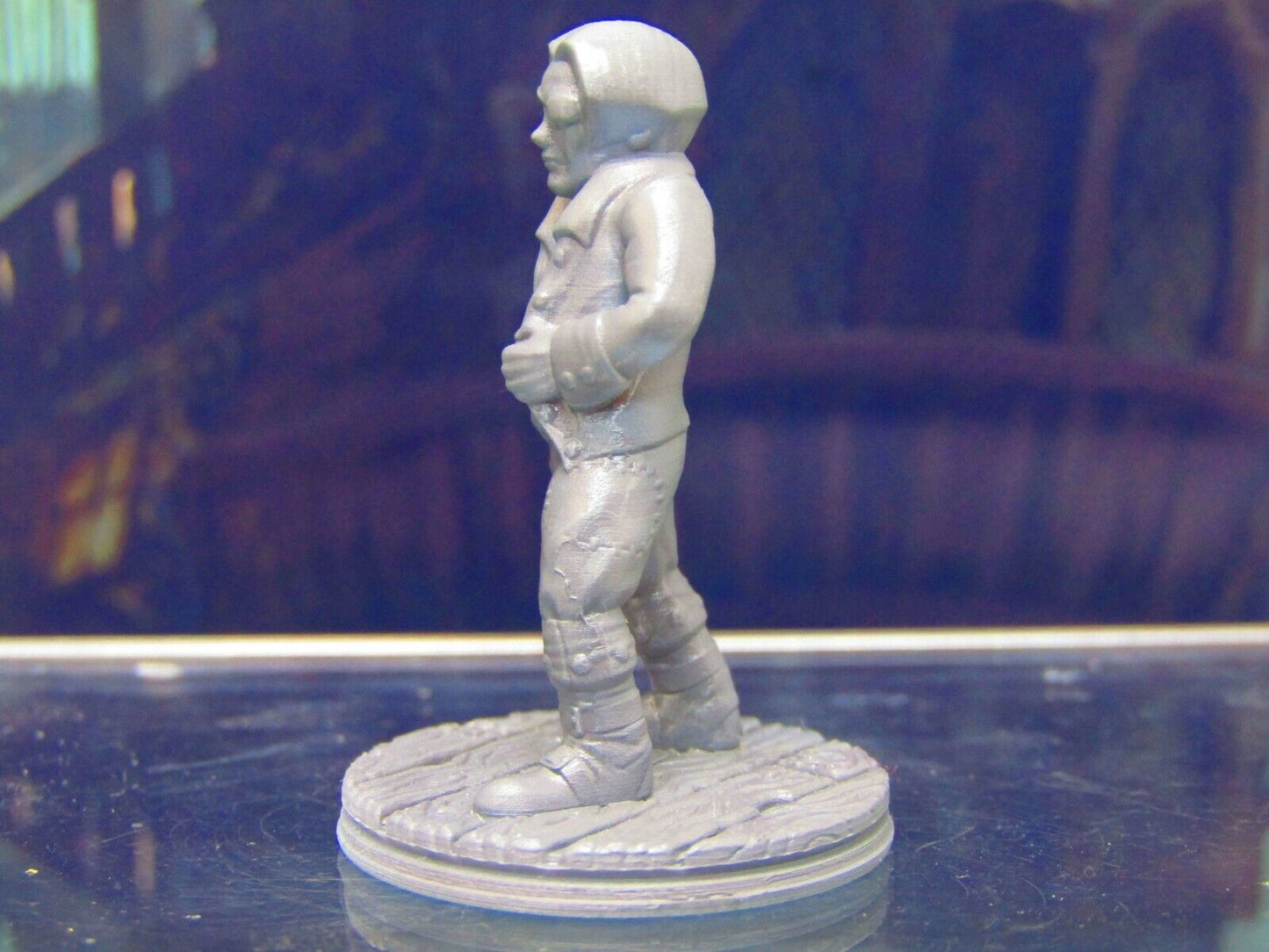 Snazzy Human Pirate Crewman w/ Eyepatch Mini Miniature Figure 3D Printed Model