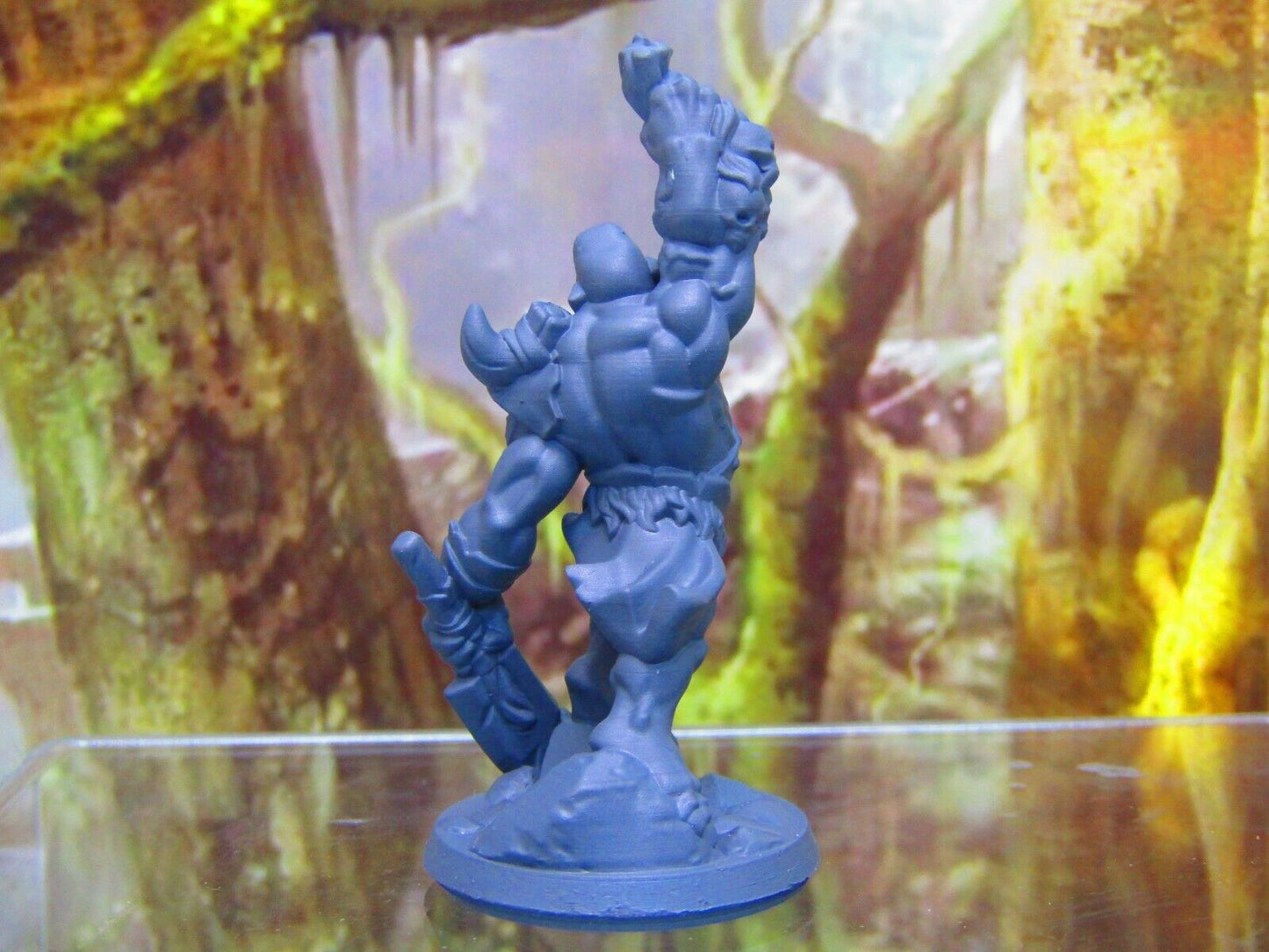 Orc Warlord Berserker Barbarian Mini Miniature Figure 3D Printed Model 28/32mm