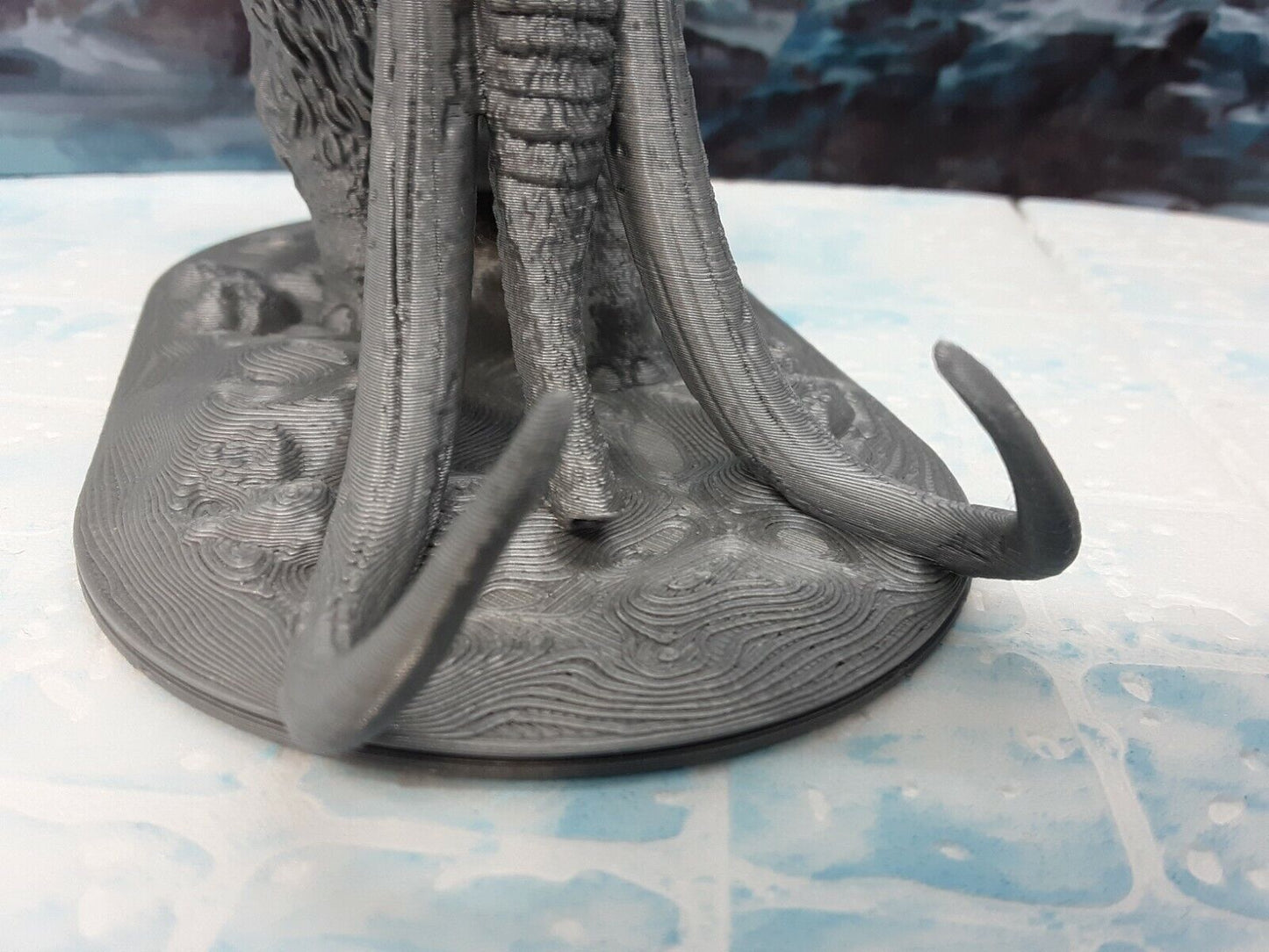 Woolly Mammoth Miniature Mini Figure Tabletop Game Piece Dungeons & Dragons
