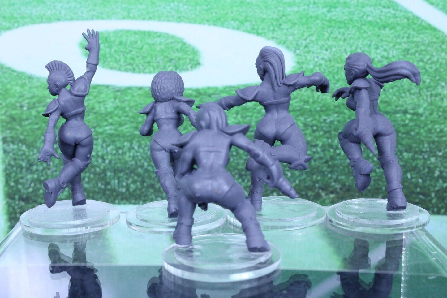 10PC Linewoman Set Mini Player RPG Tabletop Blood Fantasy Football Bowl Team