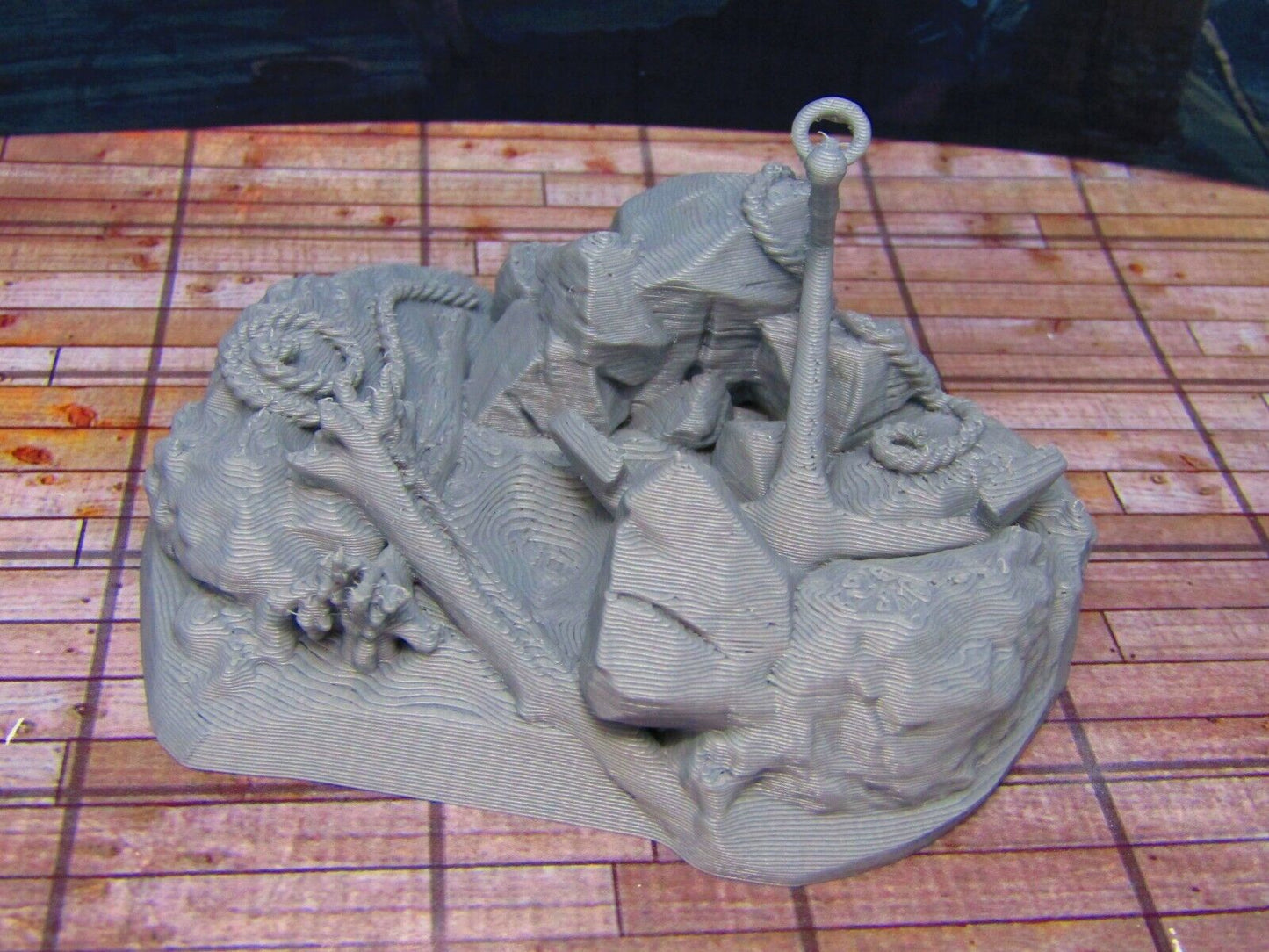 Anchor on Rocks for Docks Coast Seashore Scenery Scatter Terrain Props