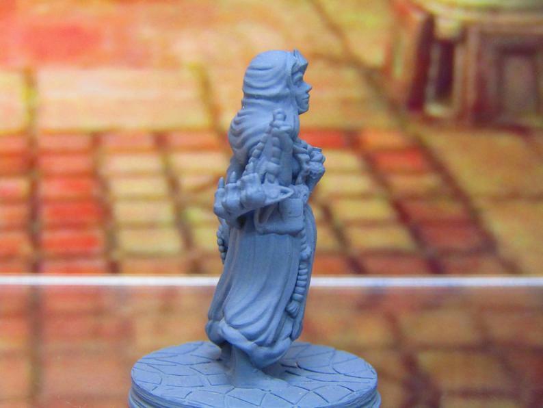 Young Female Nun Vestal Sister Holy Order of Ash Mini Miniature 3D Printed Model