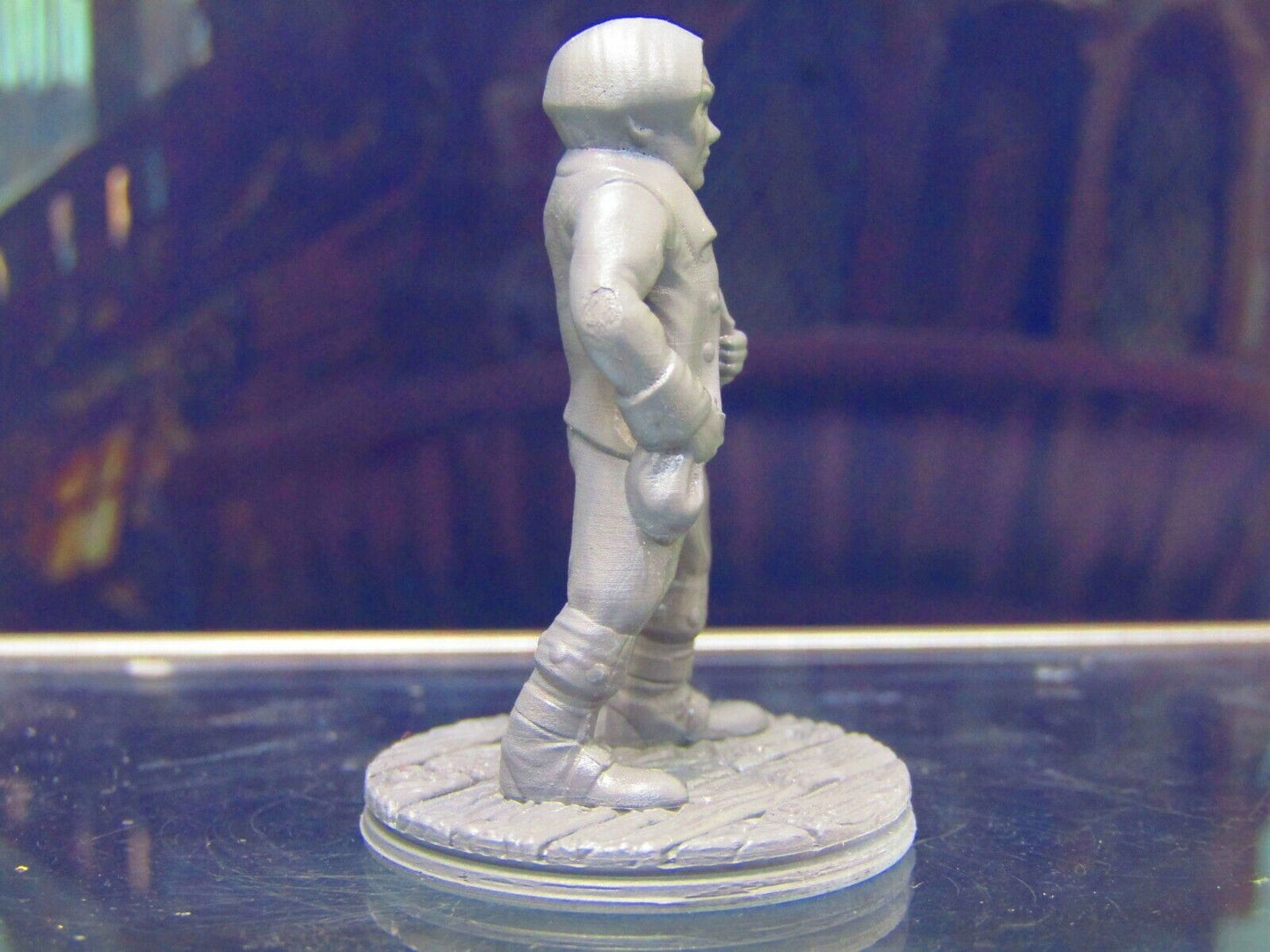Snazzy Human Pirate Crewman w/ Eyepatch Mini Miniature Figure 3D Printed Model