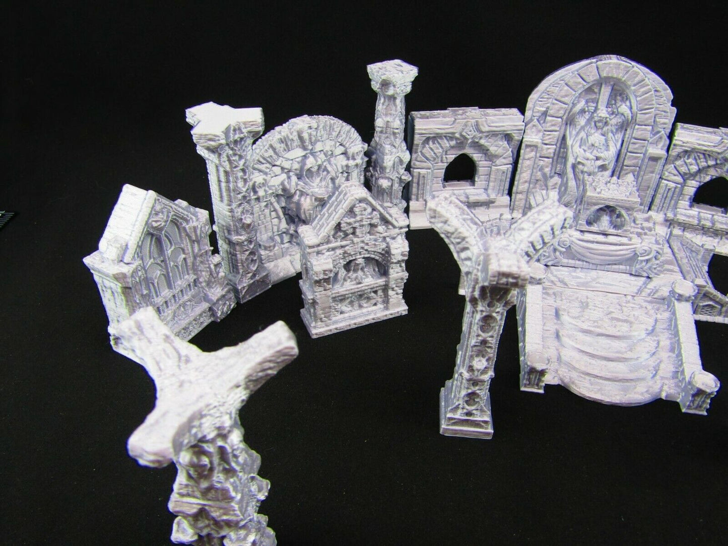 24pc Paladin Monastery Church Set Scatter Terrain Scenery 3D Printed Mini