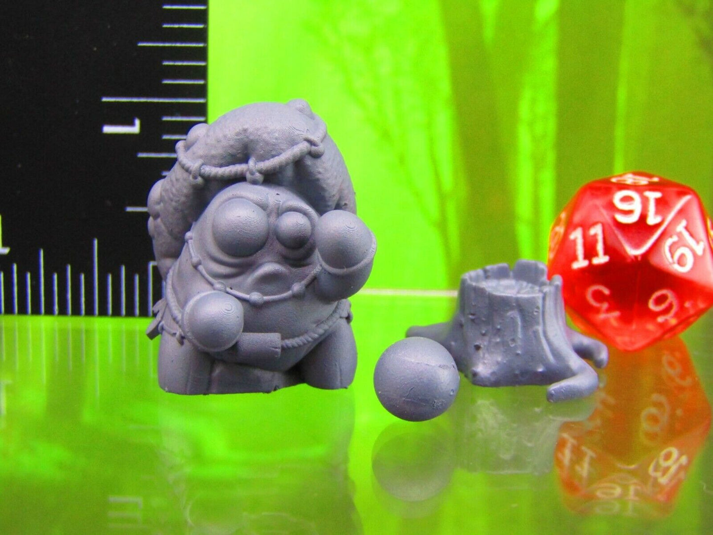 Shroomie Sorcerer Soothsayer Fortune Teller Mini Miniatures 3D Printed Model
