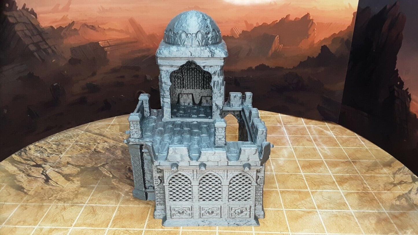 2 Floor Domed Roof Desert House Removable Floors Scatter Terrain Scenery