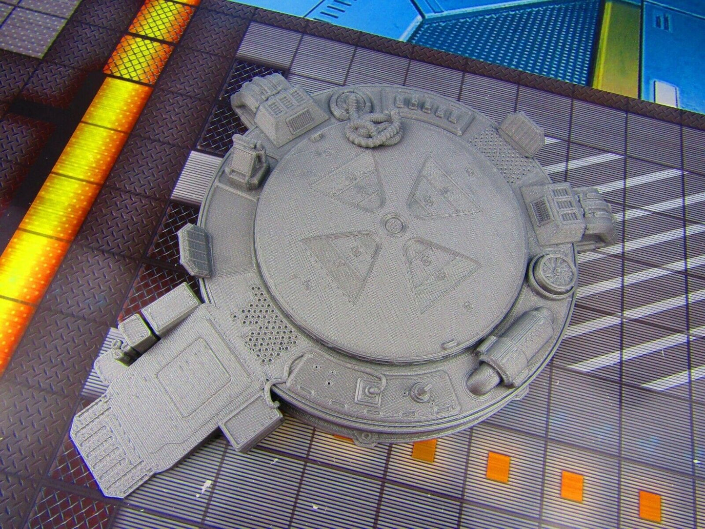 Space Ship Starfighter Landing Pad Scenery Scatter Terrain 3D Printed Model