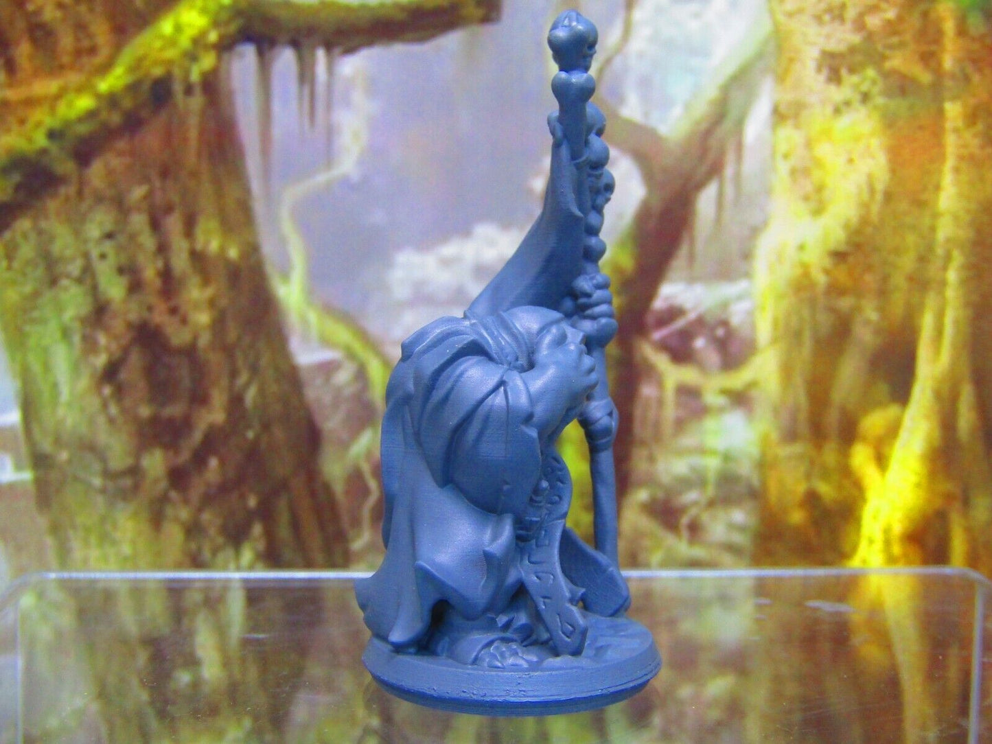Orc Shaman Priest Cleric Flagbearer Mini Miniature Figure 3D Printed Model