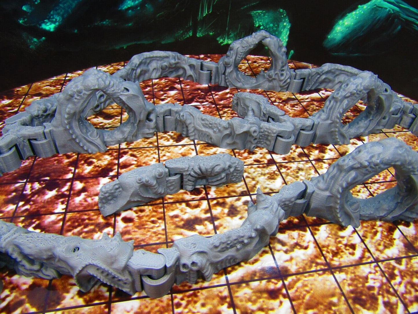 24 Piece Organic Hive DungeonSticks Map Building Wall Tile Set Scenery Terrain