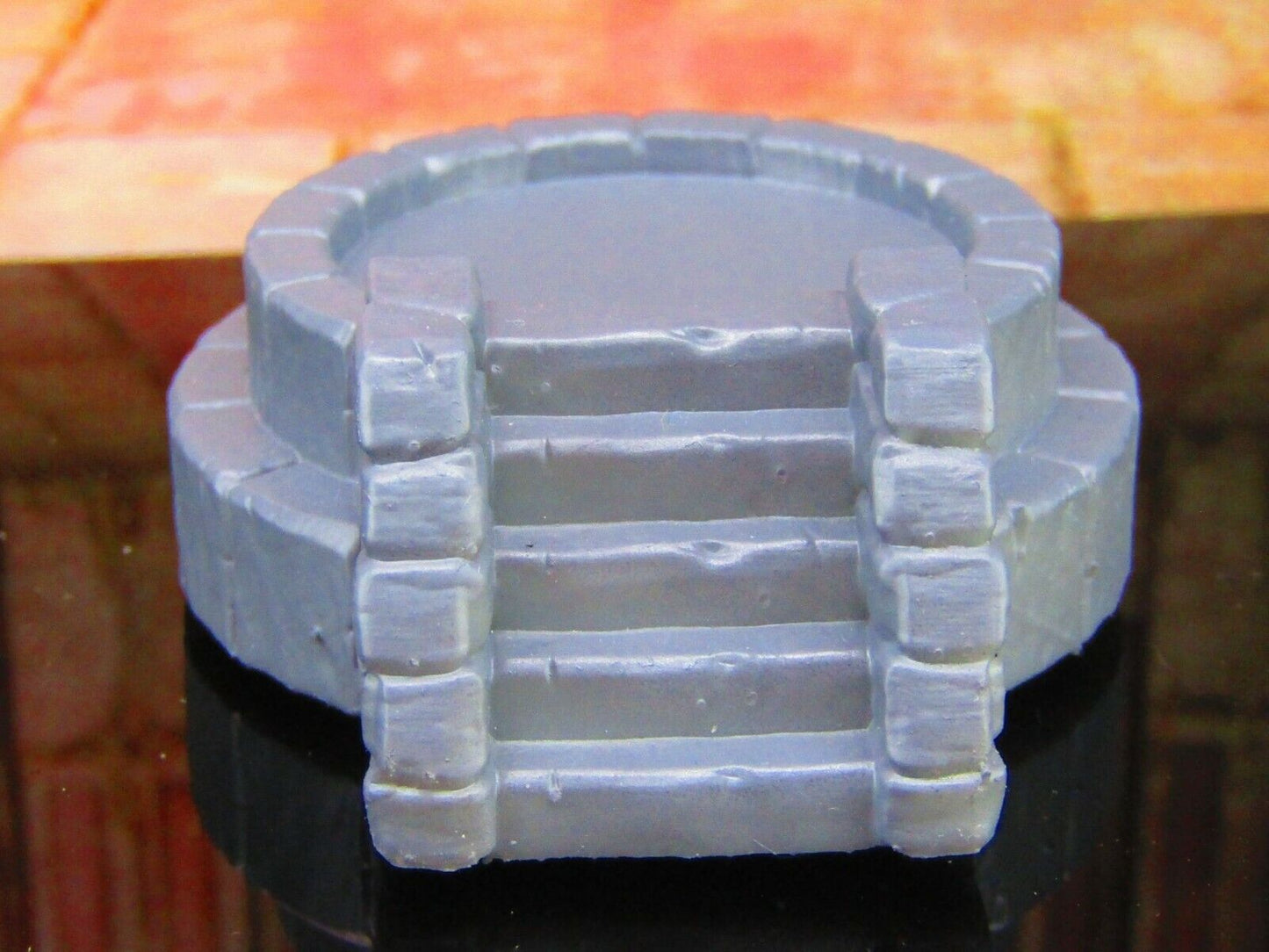 Stone Reflecting Pool / Wishing Well Scatter Terrain Scenery Mini Miniature
