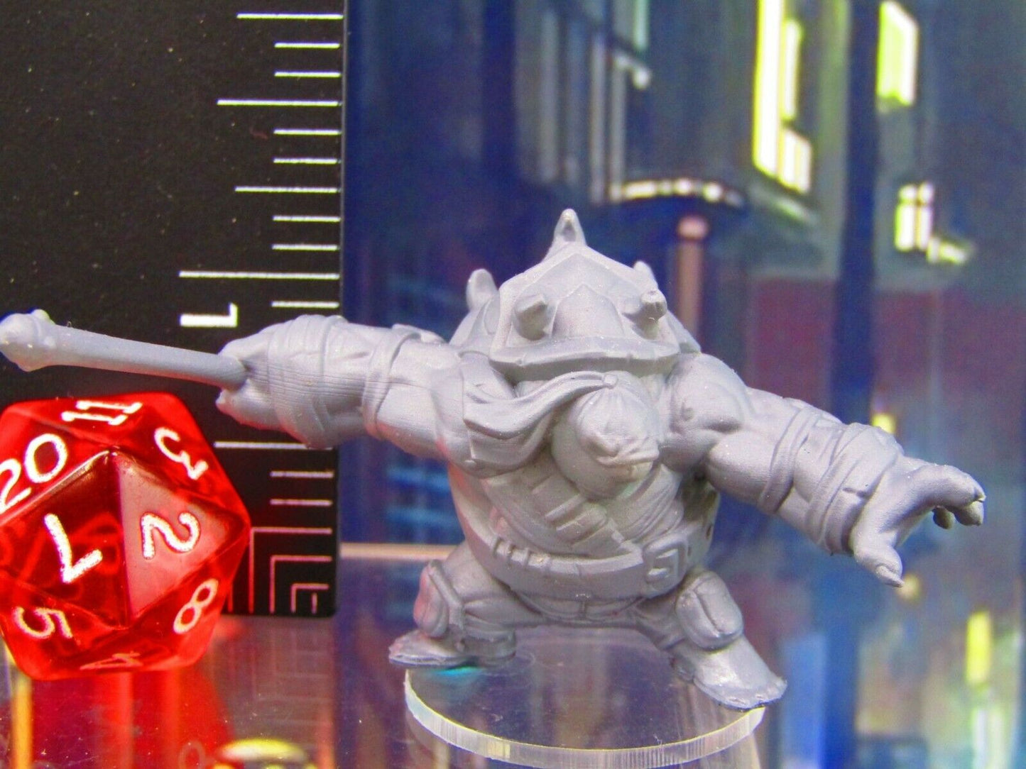 Tortle Ninja C Turtle Man Race Mini Miniature Figure 3D Printed Model 28/32mm