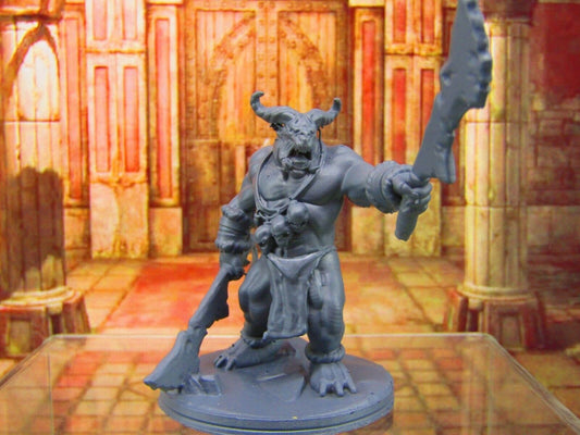 Orc Demon Hybrid Mini Miniature Figure 3D Printed Model 28/32mm Scale RPG