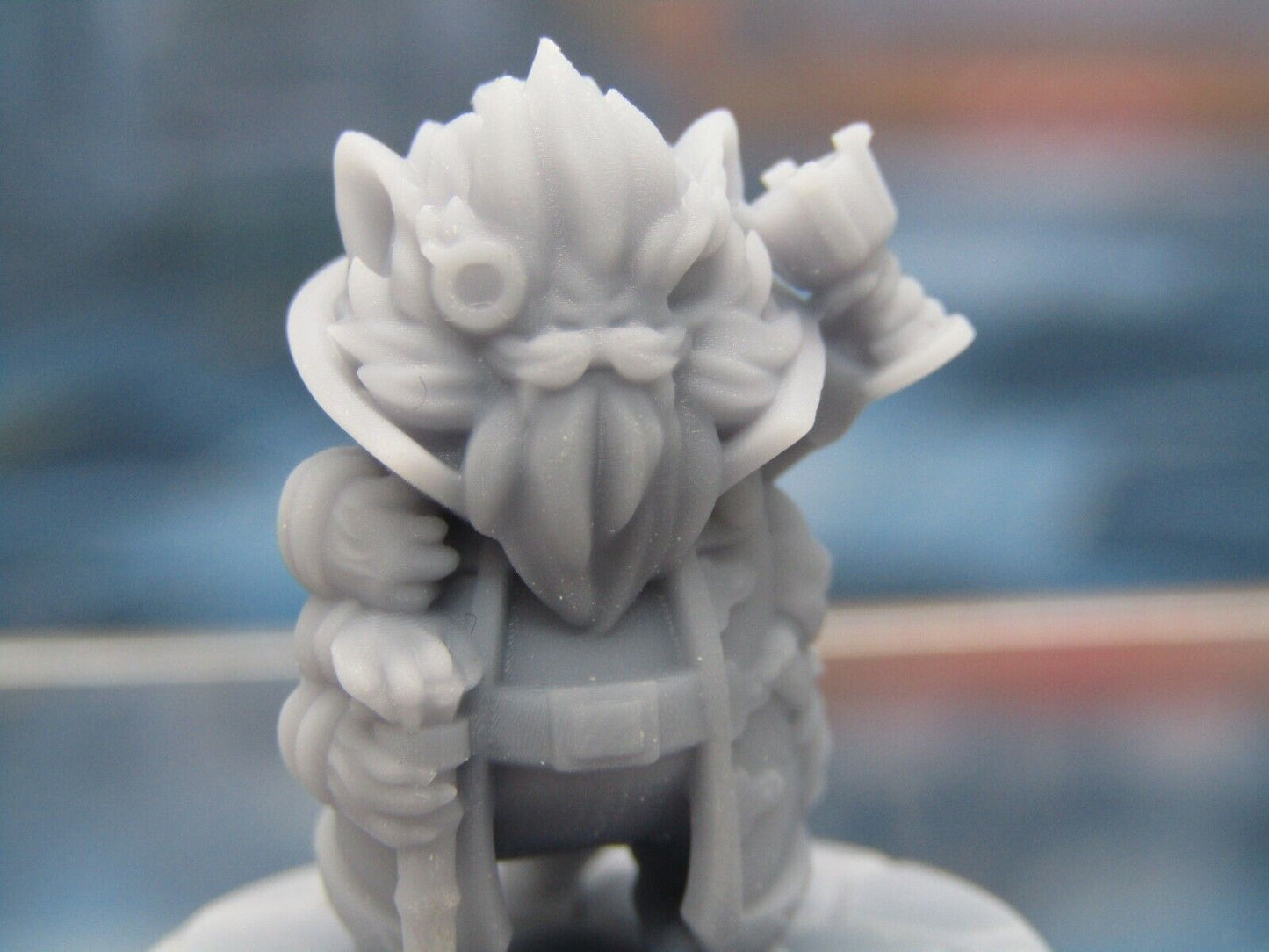 Furry Alien Fuzzy Noble Mini Miniature Scatter Terrain Scenery 3D Printed Model