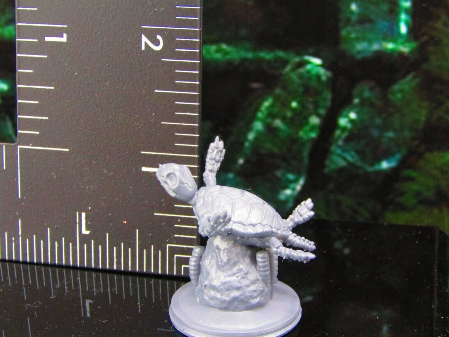 Undead Underwater Skeleton Sea Turtle Pose B Mini Miniature Model Character