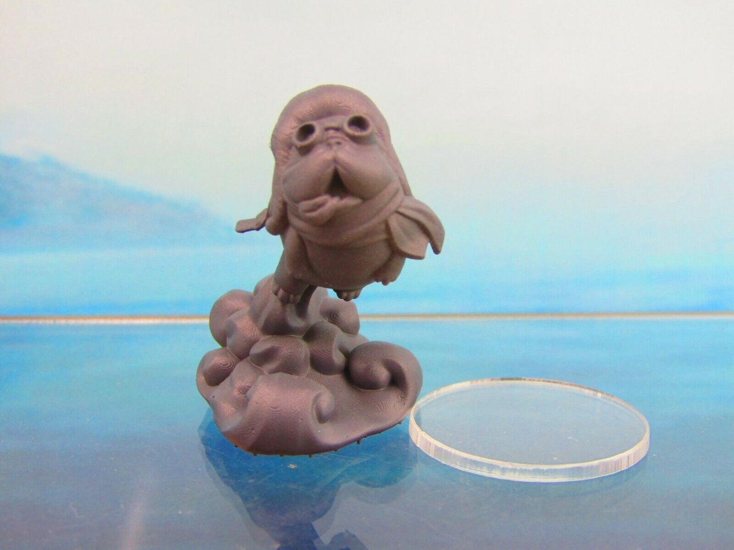 Self Propelled Rocket Pug Dog Pet Companion Familiar Mini Figure 3D Printed