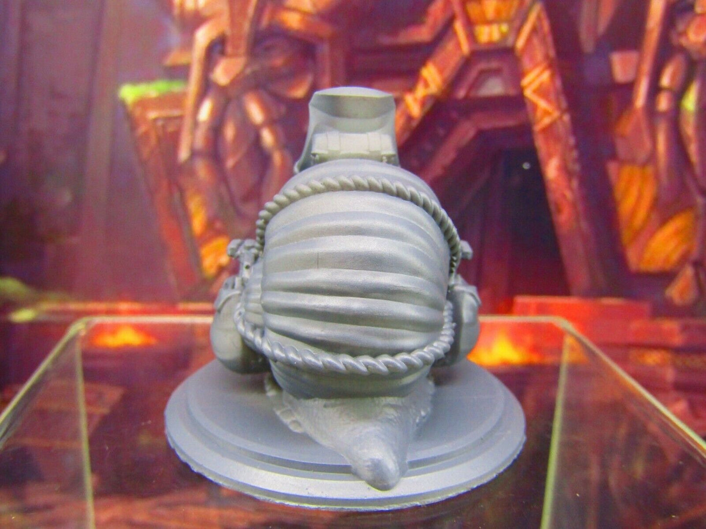Snail Mount With Deep Gnome Rider Mini Miniature Figure 3D Printed Model 28/32mm