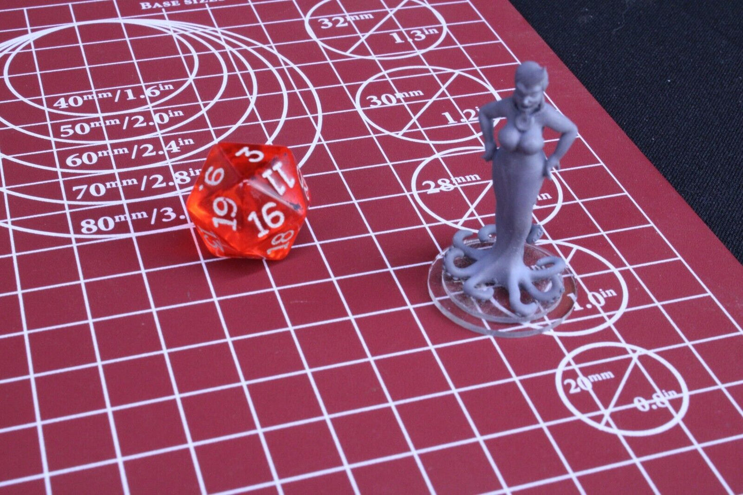 3pc Little Mermaid & Ursula Mini Miniature Character RPG Tabletop Gaming D&D