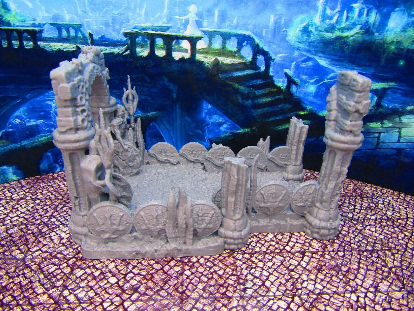 Merfolk Mermaid Deep Sea Hall Walk of Champions Scenery Scatter Terrain Props