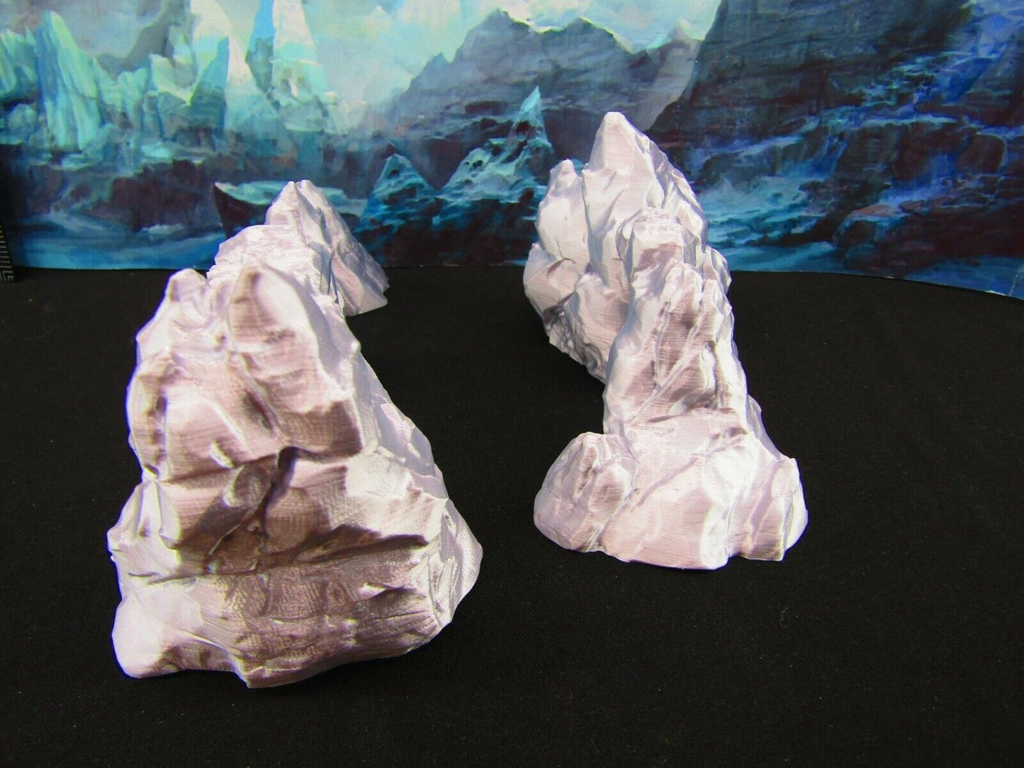 Rocky Mountainous Rock Spines Scatter Terrain Scenery 3D Printed Model 28/32mm