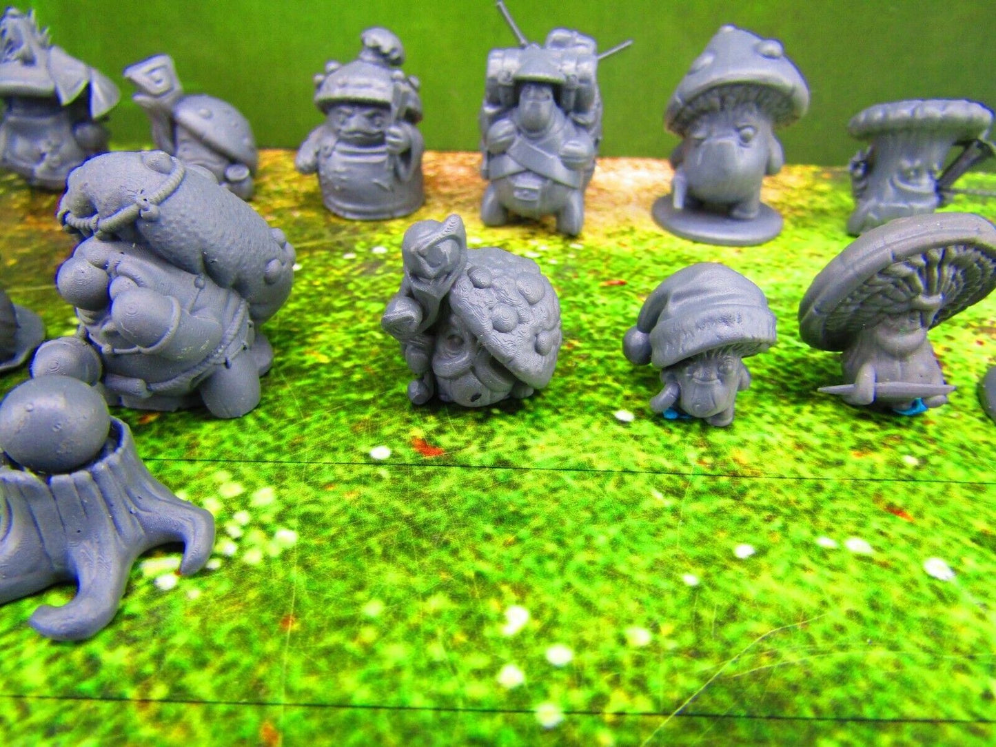 25pc Shroomie Myconid Characters Set Mini Miniature Model Character Figure