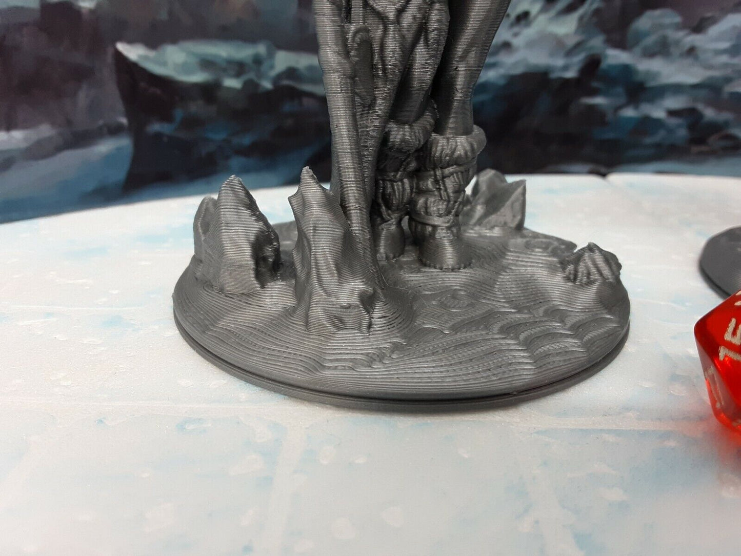 Frost Giant Pair Miniature Mini Figure Fantasy Tabletop Game Dungeons & Dragons