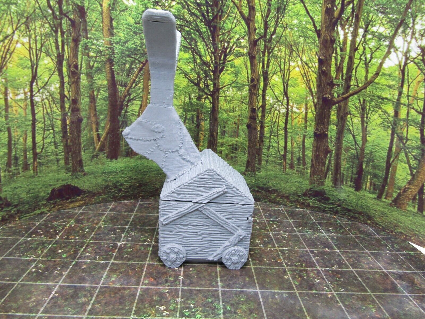 Trojan Siege Rabbit Miniature Mini Scenery Terrain 3D Printed Model D&D Piece
