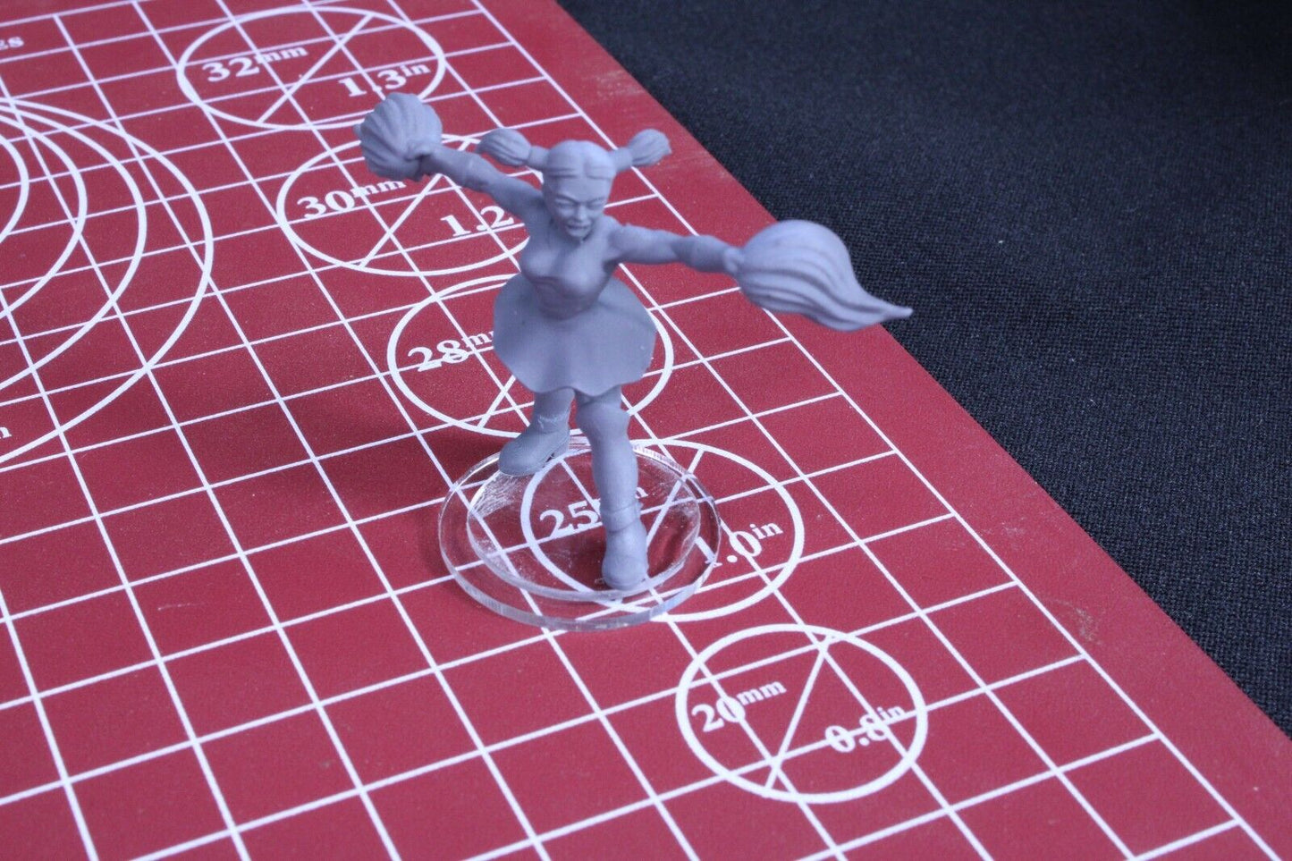 6PC Cheerleaders Mini Miniature RPG Tabletop Blood Fantasy Football Bowl Team