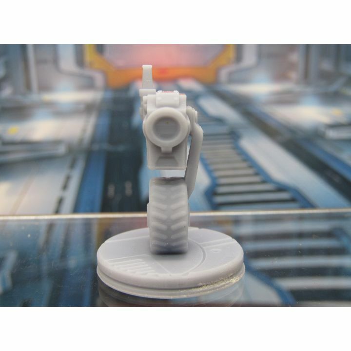 Wheeled Recon Bot Camera Droid Mini Miniature 3D Printed Figure Model