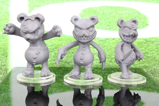 3pc Bears Star Players BB Mini Miniature Player Blood Fantasy Football Bowl BB