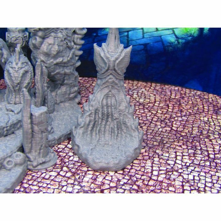 Merfolk Mermaid Deep Sea Royal Coral Throne Room Scenery Scatter Terrain Props